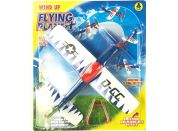 Alltoys Letadlo na gumičku bílé