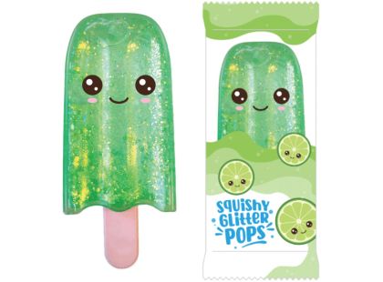 Alltoys Mačkací gelové třpytivé lízátko