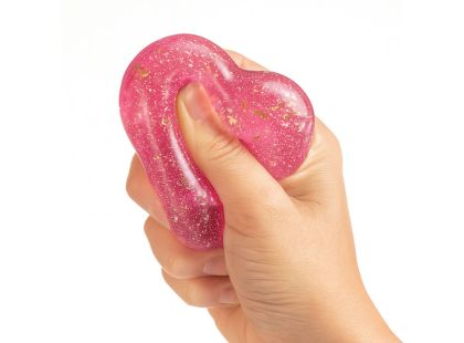 Alltoys Mačkací gelové třpytivé srdíčko