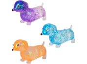 Alltoys Mačkací gelový třpytící Jezevčík