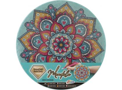 Alltoys Malování pomocí kamínků Diamond Painting Mandala zelená