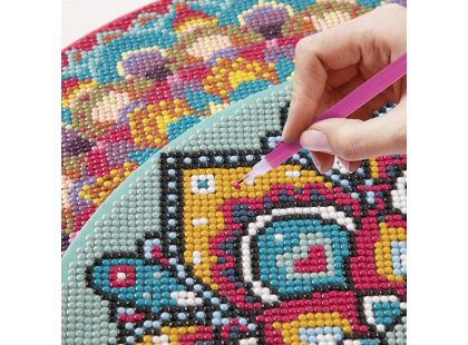 Alltoys Malování pomocí kamínků Diamond Painting Mandala růžová