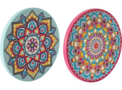 Alltoys Malování pomocí kamínků Diamond Painting Mandala růžová