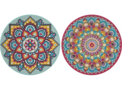 Alltoys Malování pomocí kamínků Diamond Painting Mandala růžová
