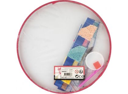 Alltoys Malování pomocí kamínků Diamond Painting Mandala růžová