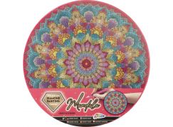 Alltoys Malování pomocí kamínků Diamond Painting Mandala růžová