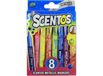 Alltoys Metalické fixy Scentos 8 ks