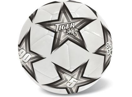 Alltoys Míč kožený fotbalový stříbrný č.5