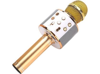Alltoys Mikrofon bezdrátový zlatý