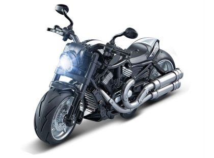 Alltoys Motorka 1 : 12 se světlem černá