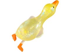 Alltoys Natahovací a mačkací třpytivá kachna