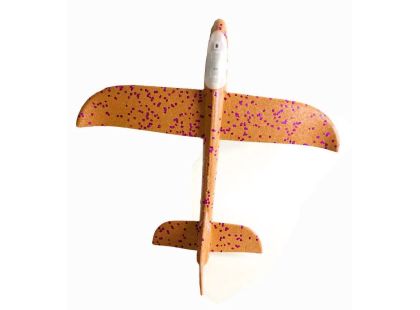 Alltoys Pěnové letadlo 48 cm oranžové