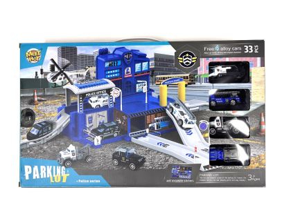 Alltoys Policejní hrací set + 4 autíčka