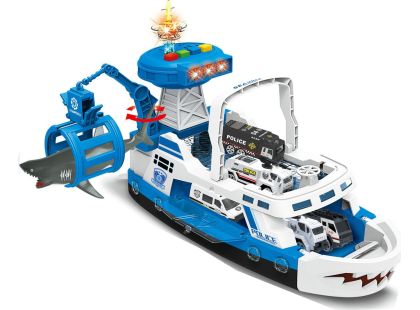 Alltoys Policejní loď hrací set chyť žraloka - Poškozený obal