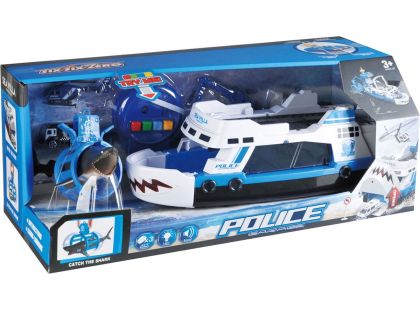 Alltoys Policejní loď hrací set chyť žraloka - Poškozený obal