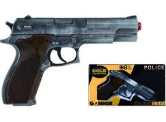 Alltoys Policejní pistole Gold - Poškozený obal