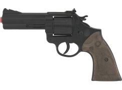 Alltoys Policejní revolver černý kovový 12 ran