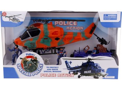 Alltoys Policejní set s helikoptérou - Poškozený obal