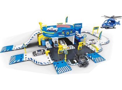Alltoys Policejní stanice hrací set 62 ks - Poškozený obal