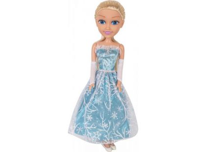 Alltoys Princezna 50 cm Sparkle Girlz Modré šaty s vločkami