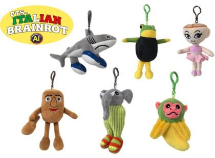 Alltoys Přívěsek plyšový Brainrot 10 cm