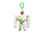 Alltoys Přívěšek plyšový Minecraft série 2 5