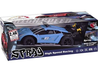 Alltoys RC auto 1 : 14 s mlhovým efektem modré (613)