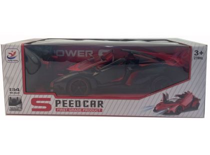 Alltoys RC Auto 1 : 14 závodní auto 28 cm dobíjecí černo - červené