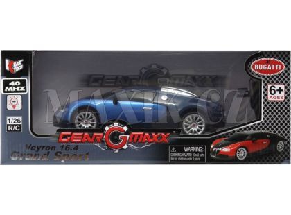 Alltoys RC auto Bugatti Veyron 1:26 modro-černé