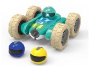 Alltoys RC obustranné auto 1 : 24 zelené - Poškozený obal