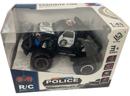 Alltoys RC policejní auto 1 : 43 (6146) černé