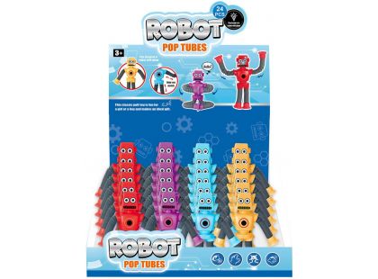 Alltoys Robot natahovací žlutý