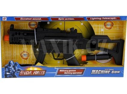 Alltoys Samopal s tlumičem, vibracemi, světlem a zvukem