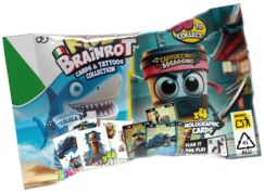 Alltoys Sběratelské karty holografické  BrainRot + tetování