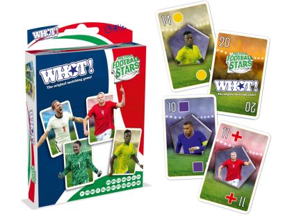 Alltoys Společenská hra WHOT Světové fotbalové hvězdy