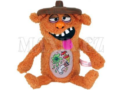 Alltoys Stinky Plyšák z popelnice 12 cm - Hnědá