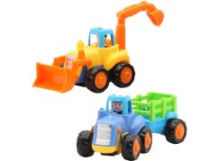 Alltoys Traktor s valníkem nakladač 4x4 Junior
