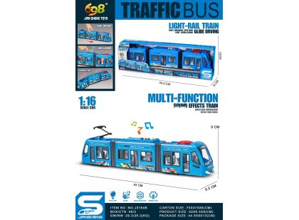 Alltoys Tramvaj modrá 1 : 16