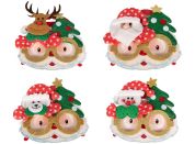 Alltoys Vánoční brýle s třpytkami 17x14 cm