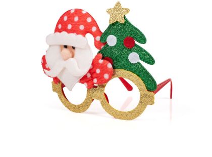 Alltoys Vánoční brýle s třpytkami 17x14 cm