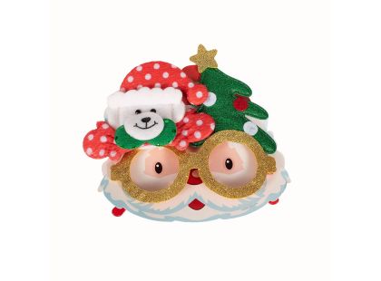 Alltoys Vánoční brýle s třpytkami 17x14 cm
