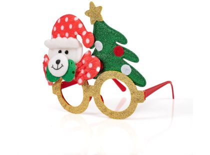 Alltoys Vánoční brýle s třpytkami 17x14 cm