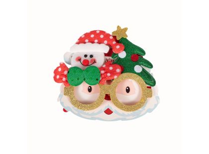 Alltoys Vánoční brýle s třpytkami 17x14 cm