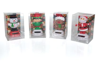 Alltoys Vánoční tančící solární figurky 11 cm