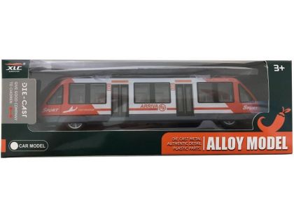 Alltoys Vláček 15 cm červený