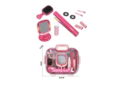 Alltoys Vlasové studio vlasová žehlička + zrcadlo