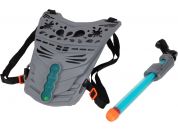 Alltoys Vodní sada pumpovací pistole 33 cm s vestou šedivý štít