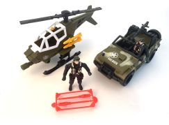 Alltoys Vojenská sada vozidlo a helikoptéra - Poškozený obal