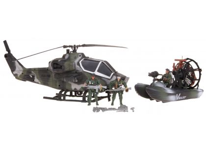 Alltoys Vojenský set s helikoptérou