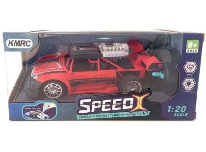 Alltoys Závodní RC auto s efektem kouře červené